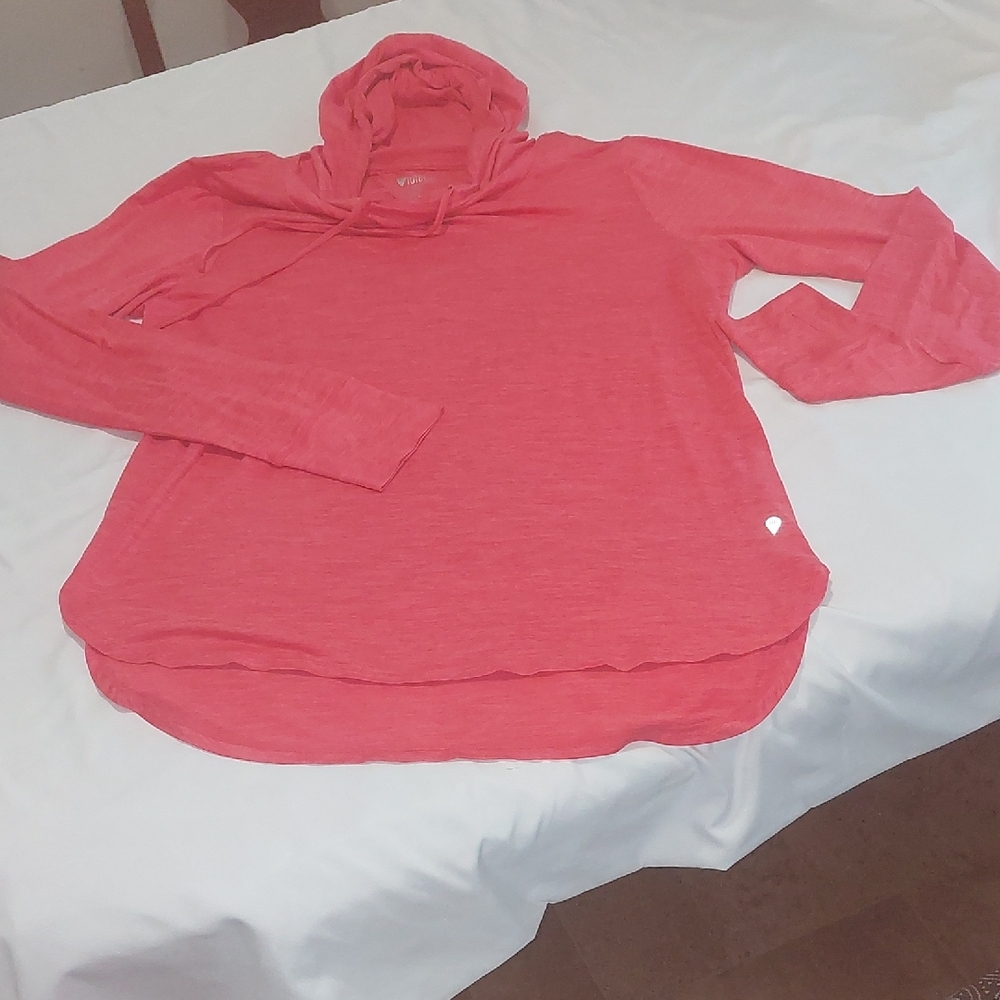 MUUV Orange Relaxed Fit Hoodie Sweatshirt.size XL